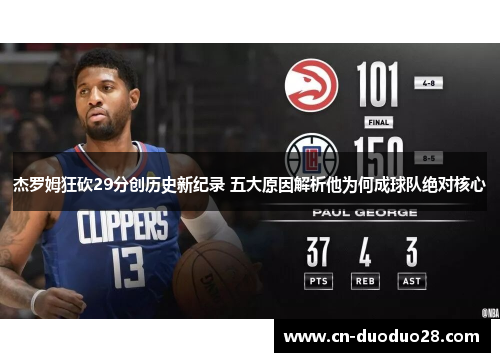 杰罗姆狂砍29分创历史新纪录 五大原因解析他为何成球队绝对核心